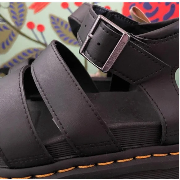 Dr. Martens Vegan Blaire Flatform Sandals 10 Ladies NEW - Picture 4 of 5